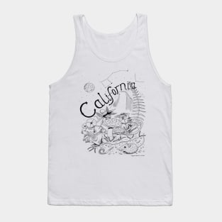 California Ecosystem with Half Dome Tank Top